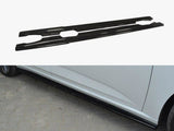 Side Skirts Diffusers compatible with Renault Megane Mk4 Hatchback (2016-UP) - Carbon Look