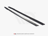 Side Skirts Diffusers compatible with Renault Megane Mk4 RS - Carbon Look