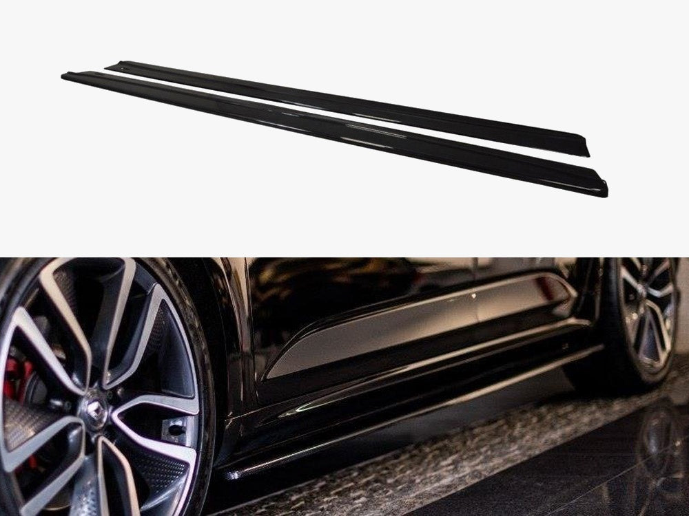 Side Skirts Diffusers compatible with Renault Talisman - Textured