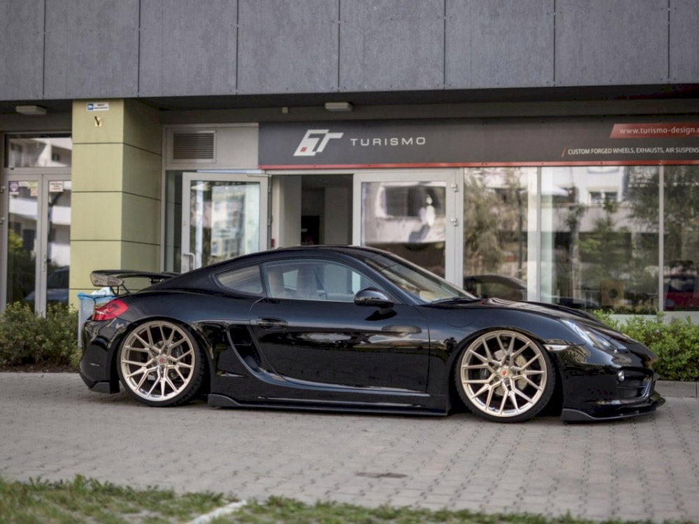 Side Skirts Diffusers compatible with Porsche Cayman 981C Mk2