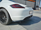 Rear Side Splitters compatible with Porsche Cayman S 987C (2006-2009)