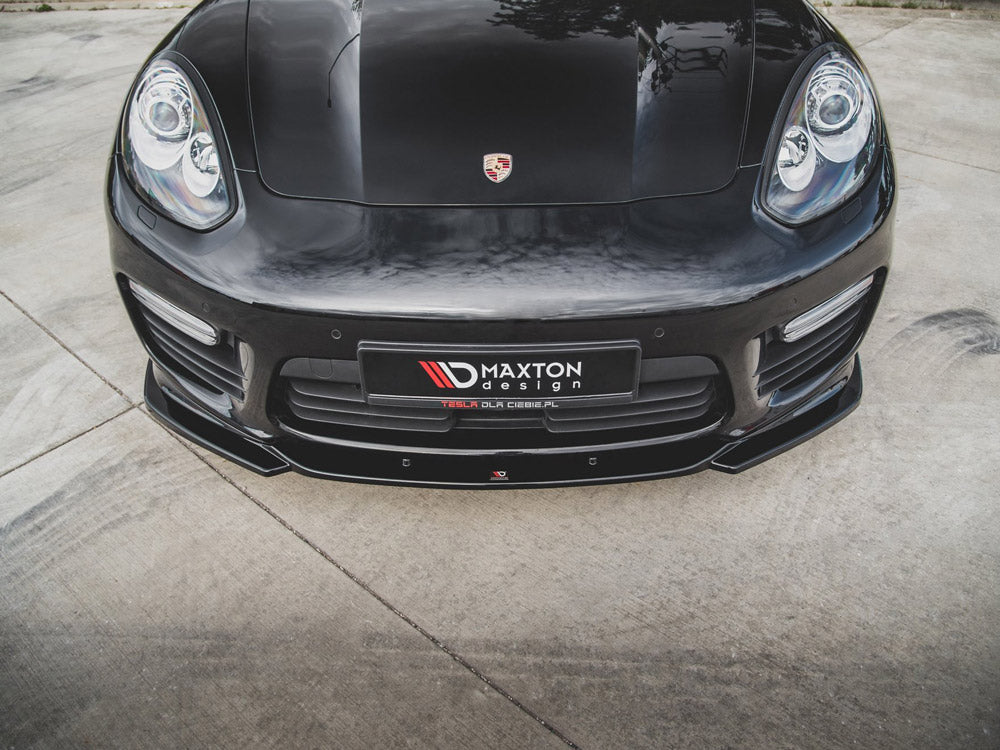 Front Splitter V.2 compatible with Porsche Panamera Turbo 970 Facelift (2013-2016)