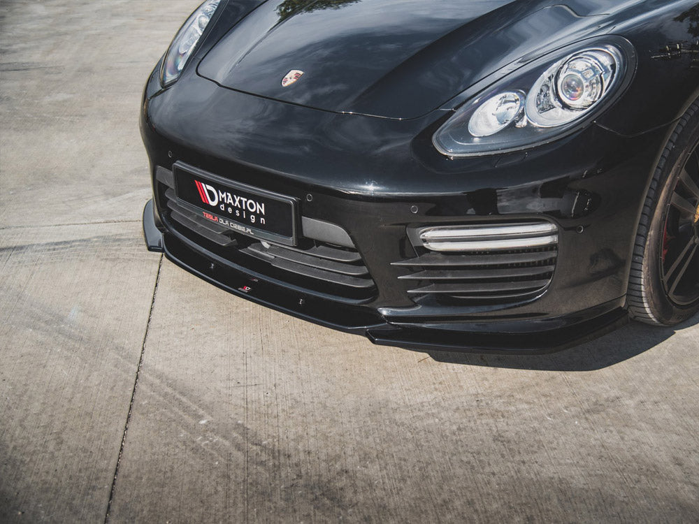 Front Splitter V.2 compatible with Porsche Panamera Turbo 970 Facelift (2013-2016)