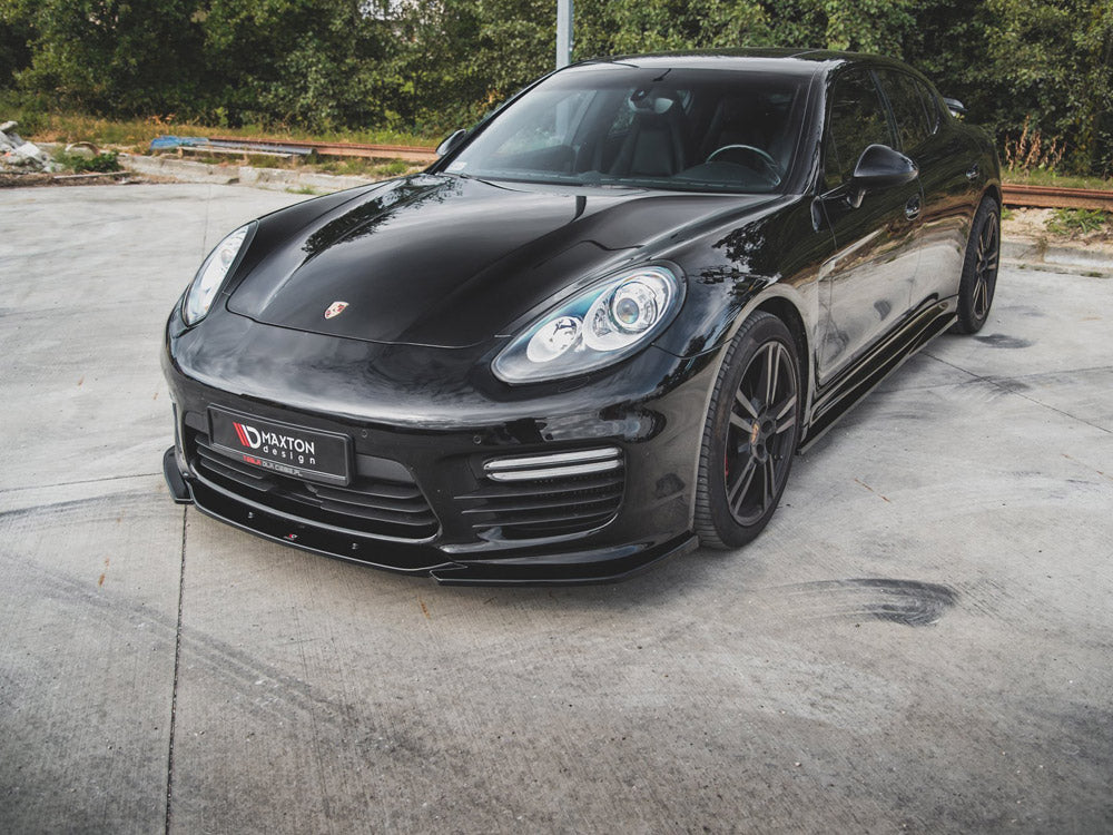 Front Splitter V.2 compatible with Porsche Panamera Turbo 970 Facelift (2013-2016)