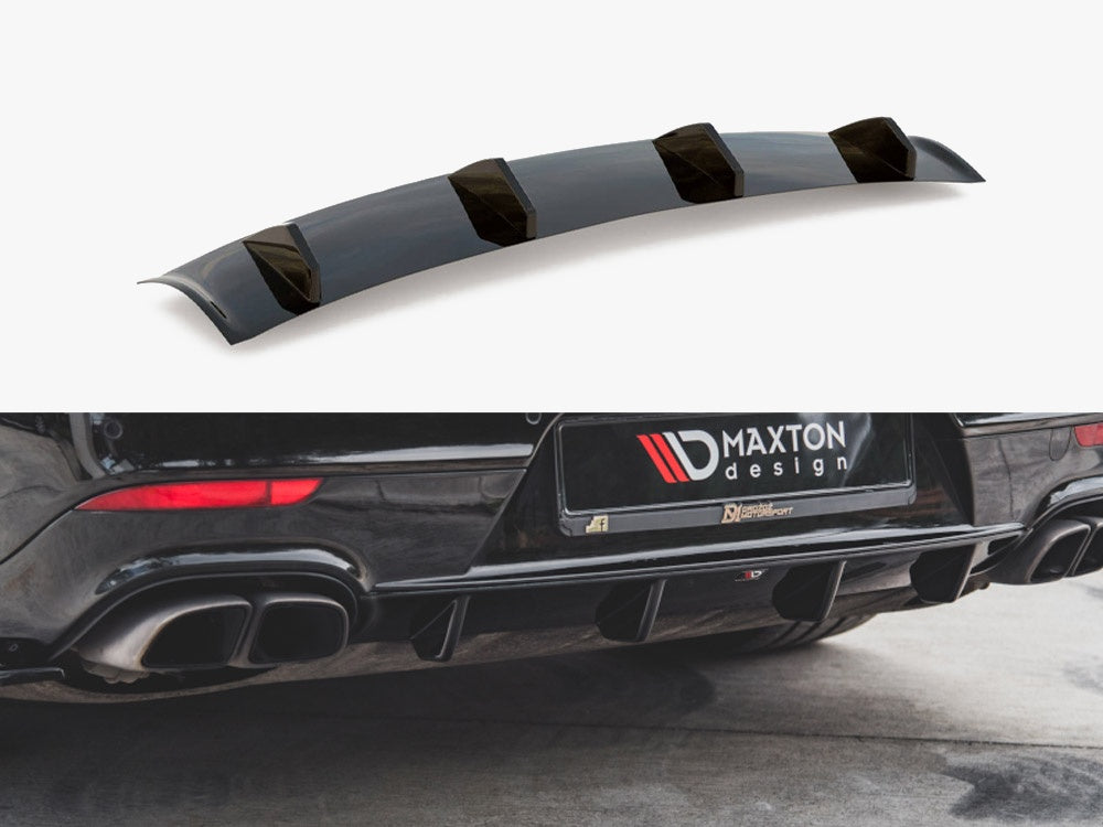 Rear Valance compatible with Porsche Panamera Turbo 970 Facelift (2013-2016)