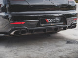 Rear Valance compatible with Porsche Panamera Turbo 970 Facelift (2013-2016)
