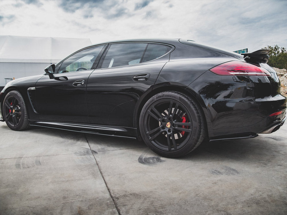 Rear Side Splitters compatible with Porsche Panamera Turbo 970 Facelift (2013-2016)