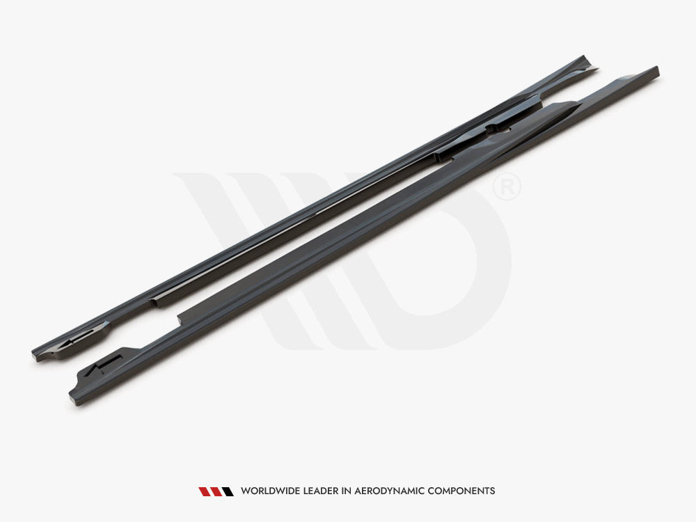 Side Skirts Diffusers V1 compatible with Porsche Panamera Turbo 970 Facelift (2013-2016)