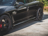 Side Skirts Diffusers V1 compatible with Porsche Panamera Turbo 970 Facelift (2013-2016)