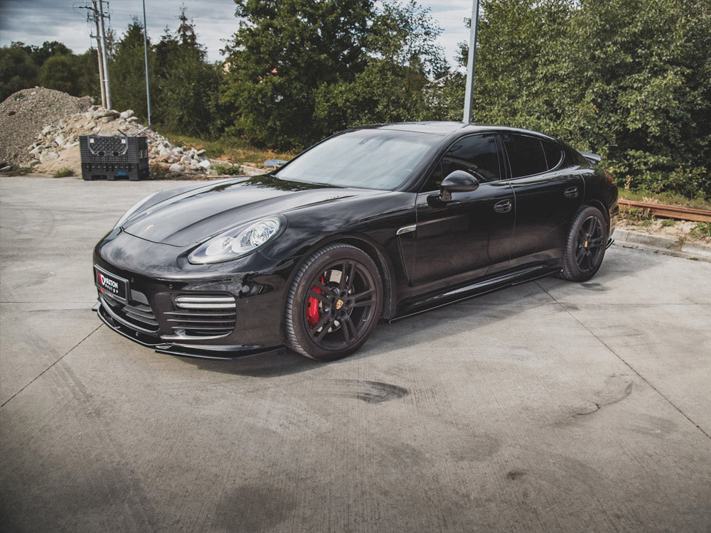 Side Skirts Diffusers V1 compatible with Porsche Panamera Turbo 970 Facelift (2013-2016)