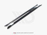 Side Skirts Diffusers V2 compatible with Porsche Panamera Turbo 970 Facelift (2013-2016)
