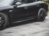Side Skirts Diffusers V2 compatible with Porsche Panamera Turbo 970 Facelift (2013-2016)
