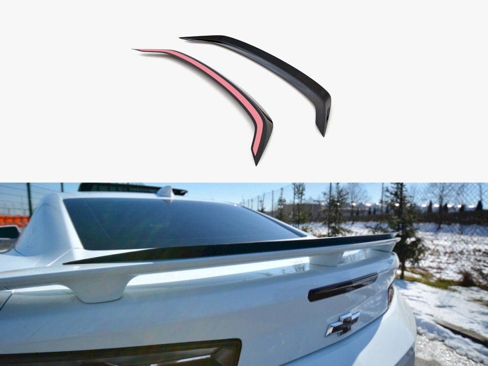 Spoiler CAP compatible with Chevrolet Camaro 6TH-GEN. Phase-i 2SS Coupe (2016-2018) - Carbon Look