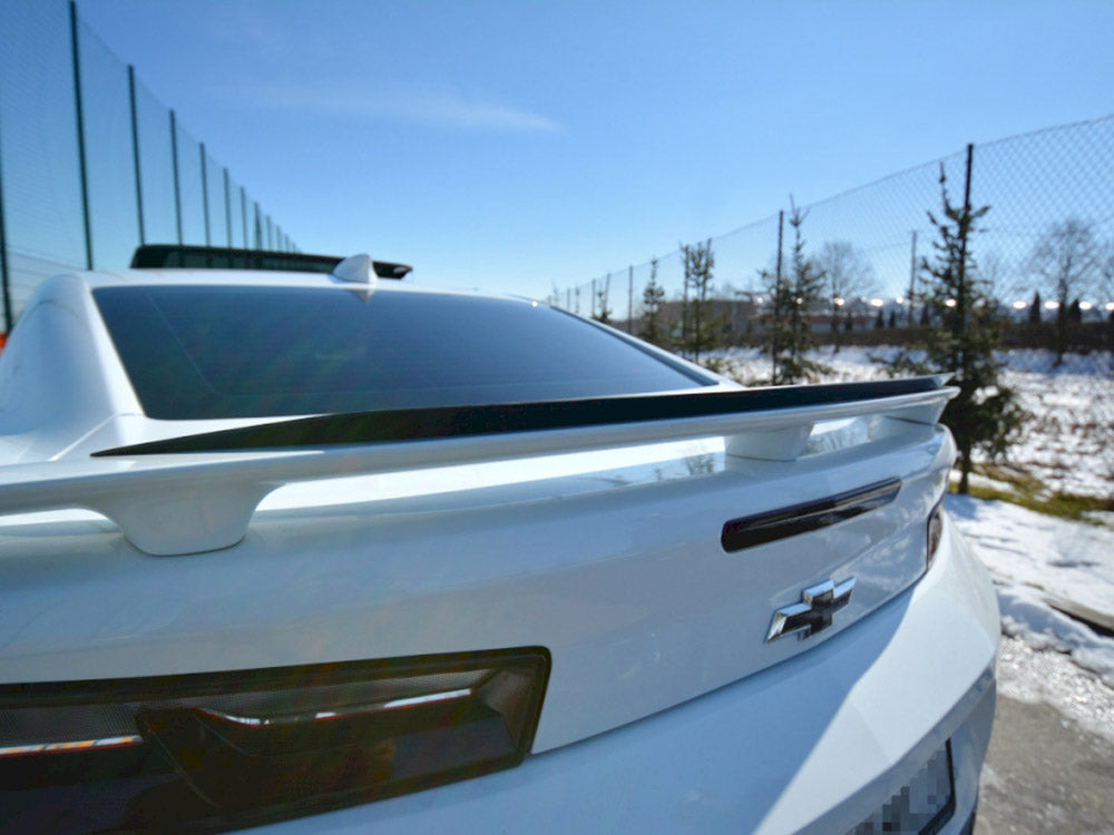Spoiler CAP compatible with Chevrolet Camaro 6TH-GEN. Phase-i 2SS Coupe (2016-2018) - Carbon Look