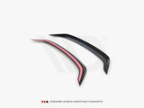 Spoiler CAP compatible with Chevrolet Camaro 6TH-GEN. Phase-i 2SS Coupe (2016-2018) - Carbon Look