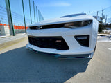 Front Splitter V.1 compatible with Chevrolet Camaro 6TH-GEN. Phase-i 2SS Coupe (2016-18) - Carbon Look