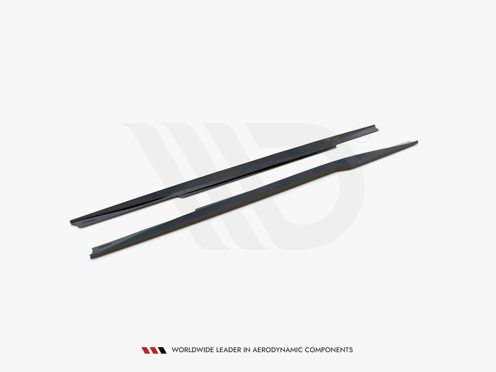 Side Skirts Splitters compatible with Chevrolet Camaro 6TH-GEN. Phase-i 2SS Coupe (2016-2018) - Carbon Look
