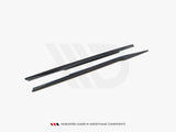 Side Skirts Splitters compatible with Chevrolet Camaro 6TH-GEN. Phase-i 2SS Coupe (2016-2018) - Carbon Look