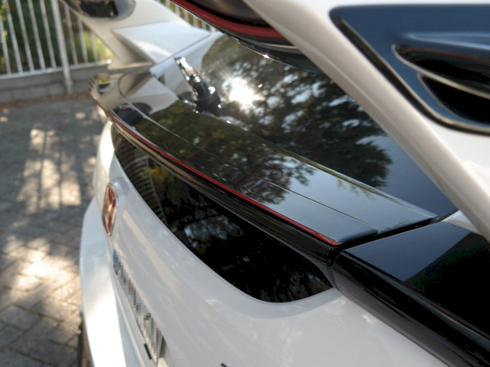 Bottom Spoiler CAP V.3 compatible with Honda Civic Type-R Mk10 - Carbon Look