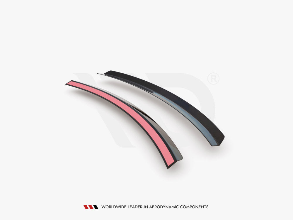 Bottom Spoiler CAP V.3 compatible with Honda Civic Type-R Mk10 - Carbon Look