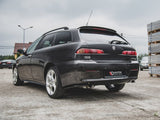 Rear Side Splitters compatible with Alfa Romeo 156 SW Facelift (2003-2006) - Textured