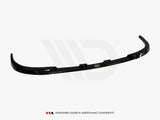 Front Splitter compatible with Peugeot 207 Standard Preface (2006-09) - Carbon Look