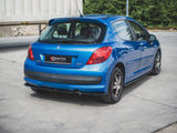 Rear Side Splitters compatible with Peugeot 207 Sport