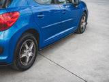 Side Skirt Diffusers compatible with Peugeot 207 Sport