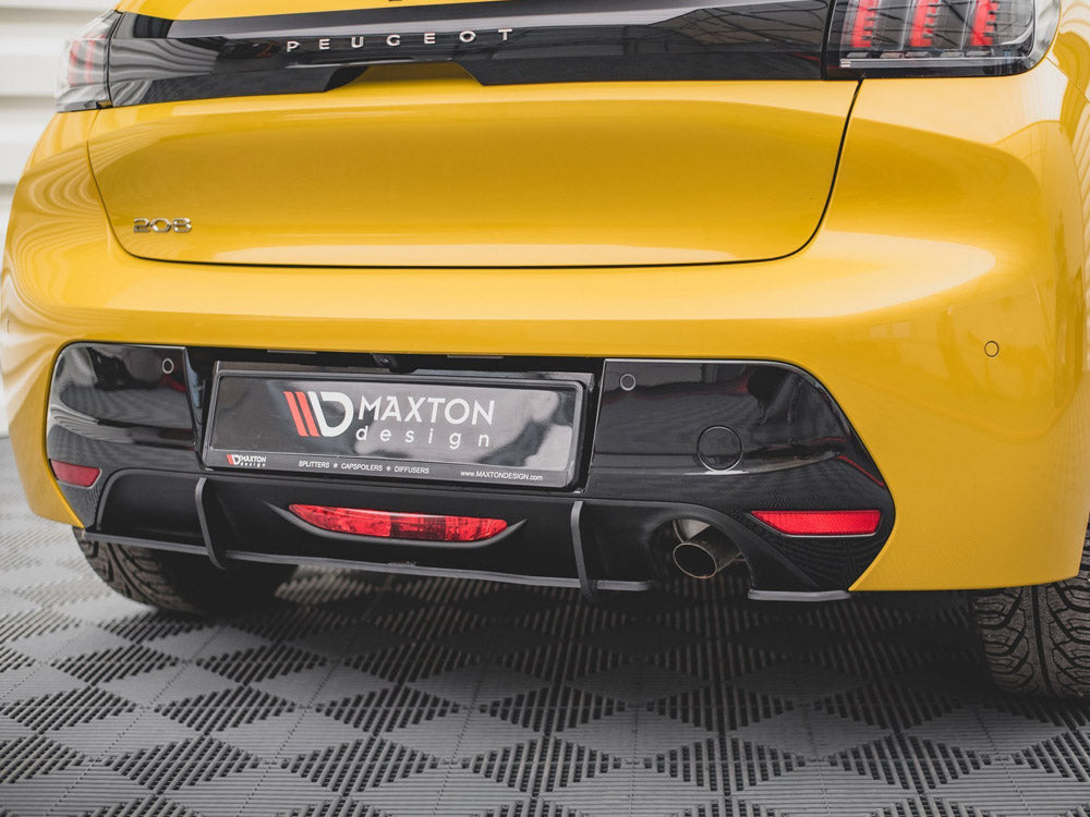 Street PRO Rear Diffuser compatible with Peugeot 208 Mk2