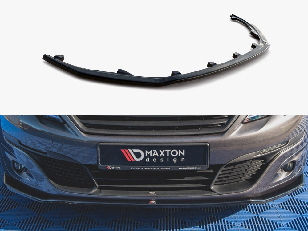Front Splitter V.1 compatible with Peugeot 308 Mk2