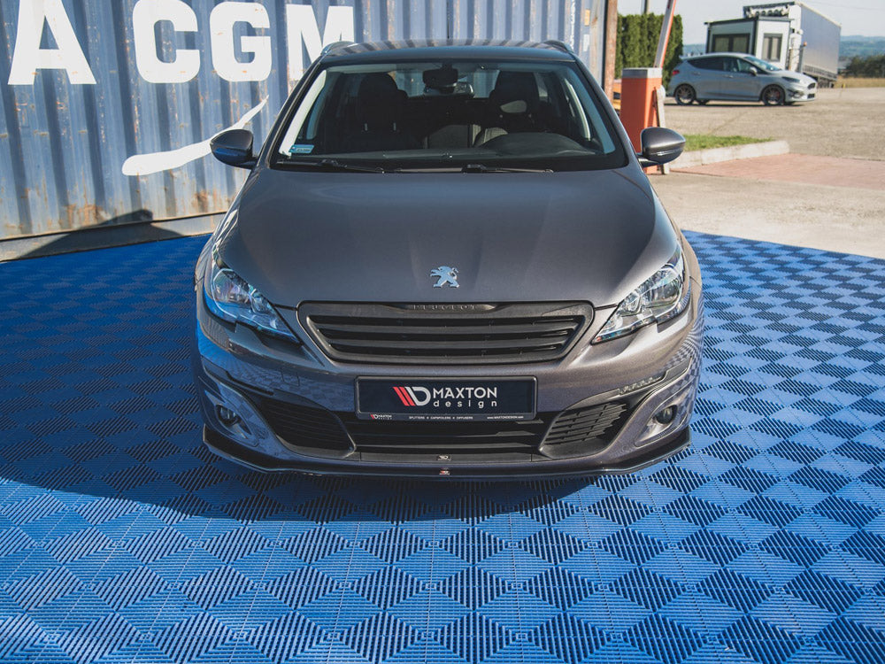 Front Splitter V.1 compatible with Peugeot 308 Mk2