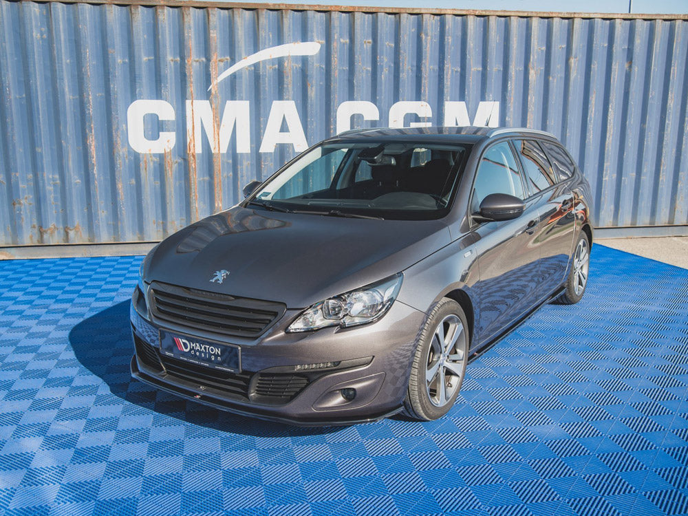 Front Splitter V.1 compatible with Peugeot 308 Mk2