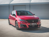 Front Splitter V.1 compatible with Peugeot 308 GT Mk2 Facelift