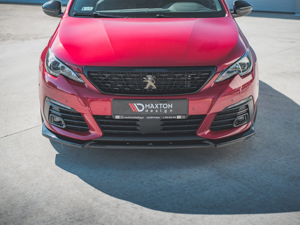 Front Splitter V.1 compatible with Peugeot 308 GT Mk2 Facelift