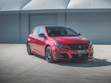 Front Splitter V.2 compatible with Peugeot 308 GT Mk2 Facelift