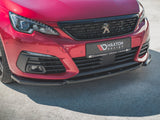 Front Splitter V.2 compatible with Peugeot 308 GT Mk2 Facelift