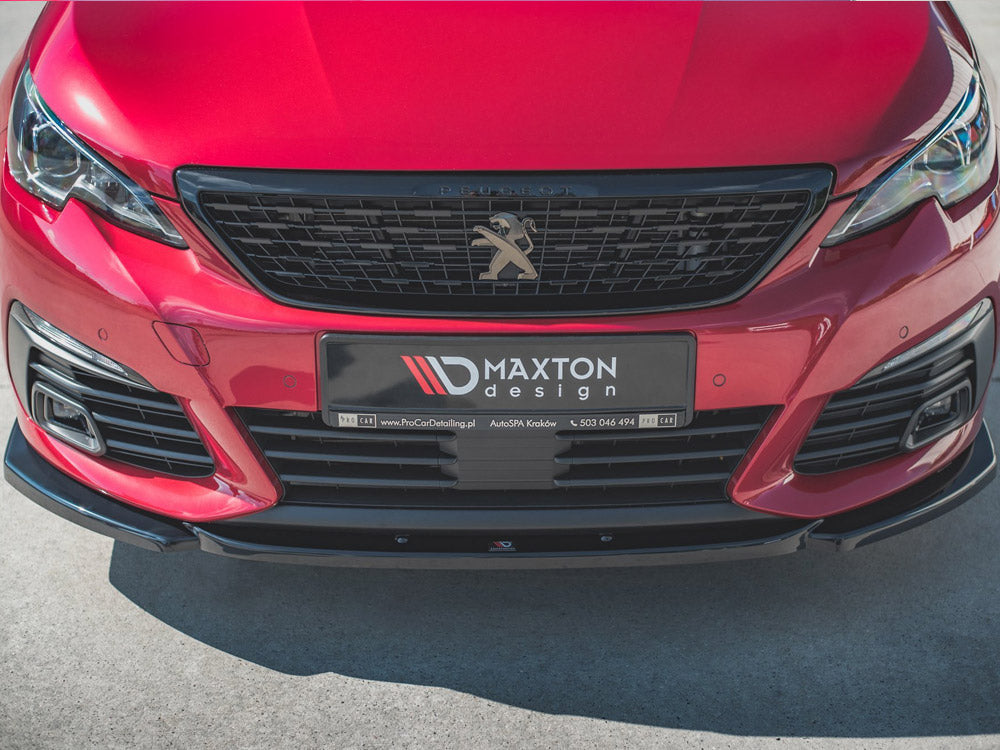Front Splitter V.2 compatible with Peugeot 308 GT Mk2 Facelift
