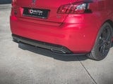 MAXTON DESIGN Central Rear Splitter Peugeot 308 GT MK2 Facelift (2017-)