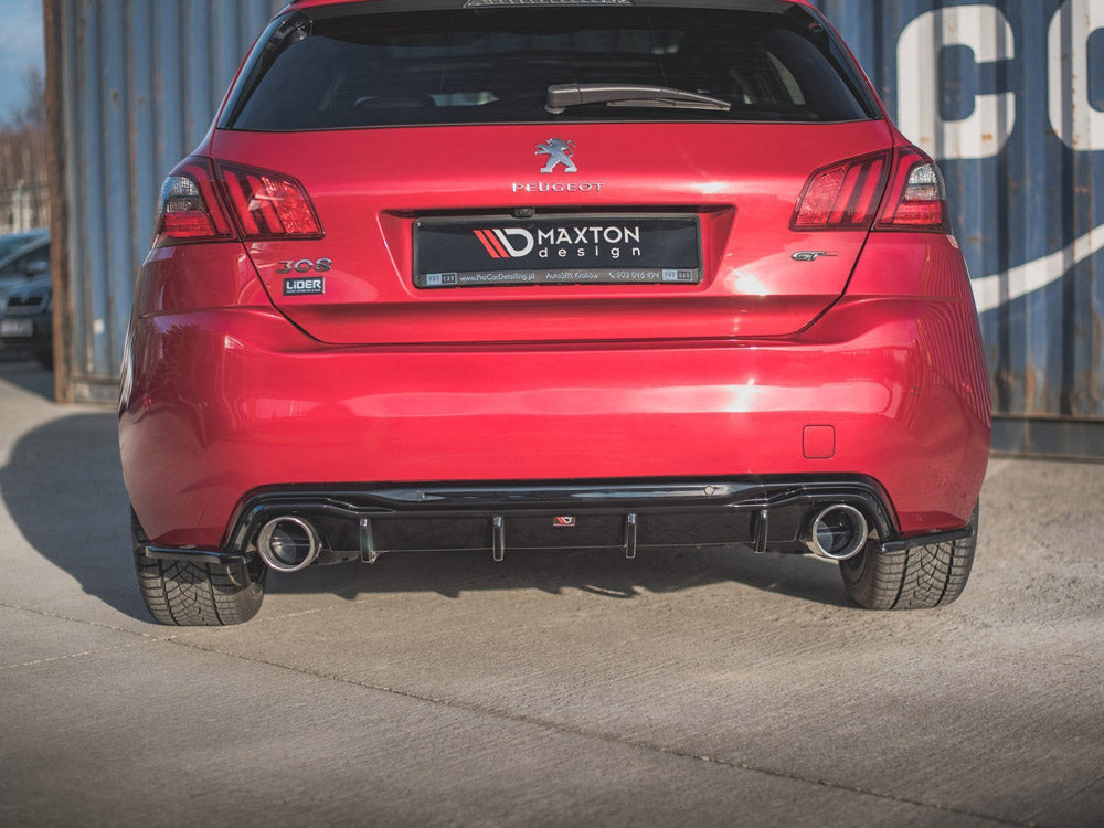 Rear Side Splitters Peugeot 308 GT MK2 Facelift (2017-)