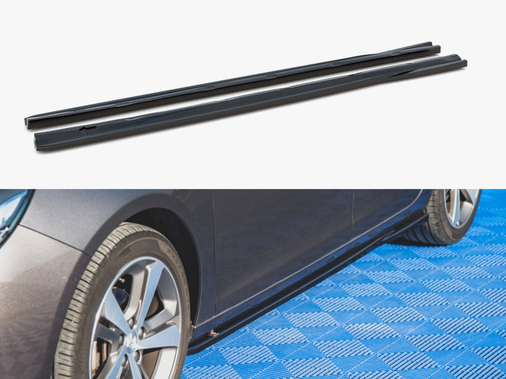 Side Skirts Diffusers compatible with Peugeot 308 SW Mk2 Facelift