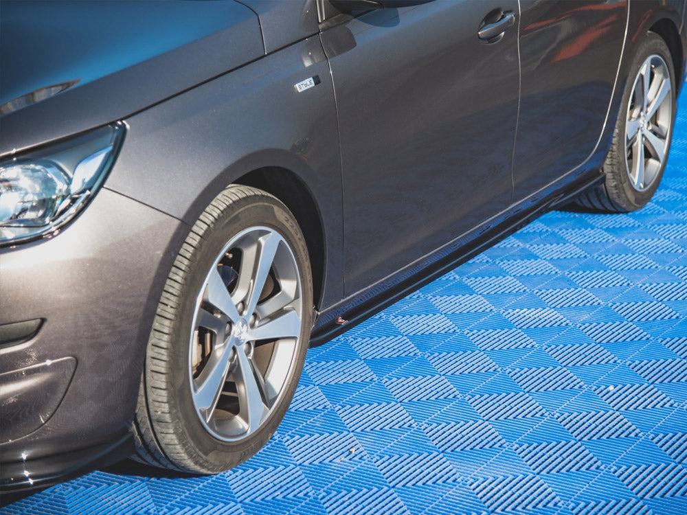 Side Skirts Diffusers compatible with Peugeot 308 SW Mk2 Facelift