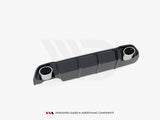 Rear Valance + Exhaust Ends Imitation compatible with Peugeot 308 SW Mk2 Facelift Textured
