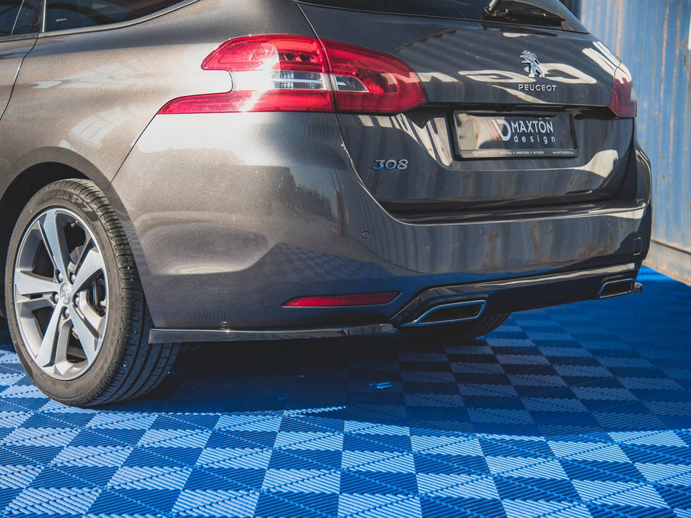 Rear Side Splitters compatible with Peugeot 308 SW Mk2 Facelift