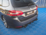 Rear Side Splitters V2 compatible with Peugeot 308 SW Mk2 Facelift (2017-)
