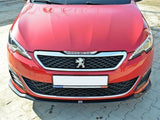 Front Splitter V.1 compatible with Peugeot 308 II GTI
