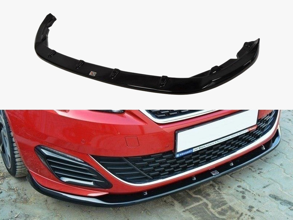 Front Splitter V.2 compatible with Peugeot 308 II GTI