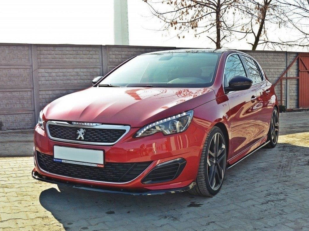 Front Splitter V.2 compatible with Peugeot 308 II GTI