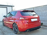 Central Rear Splitter (Vertical Bars) compatible with Peugeot 308 II GTI