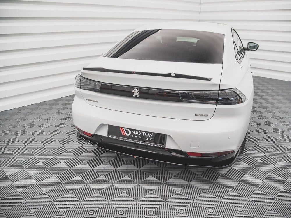 MAXTON DESIGN Central Rear Splitter (Vertical Bars) Peugeot 508 GT-Line Mk2