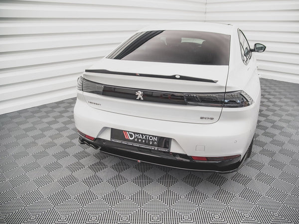 MAXTON DESIGN Central Rear Splitter (Vertical Bars) Peugeot 508 GT-Line Mk2